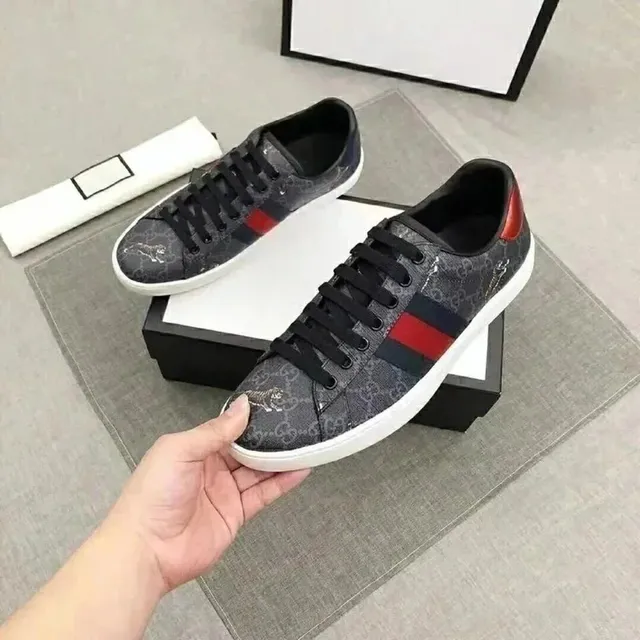 Gucci Ace Sneaker Tiger GG Canvas