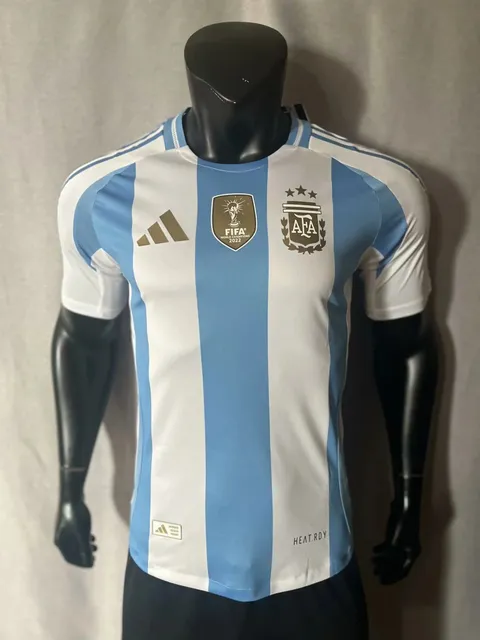 Adidas × Argentina National Team Argentina Home Jersey 2022 World Champions