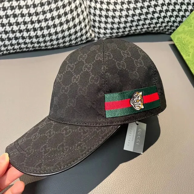 Gucci Baseball Cap GG Jacquard with Web Stripe