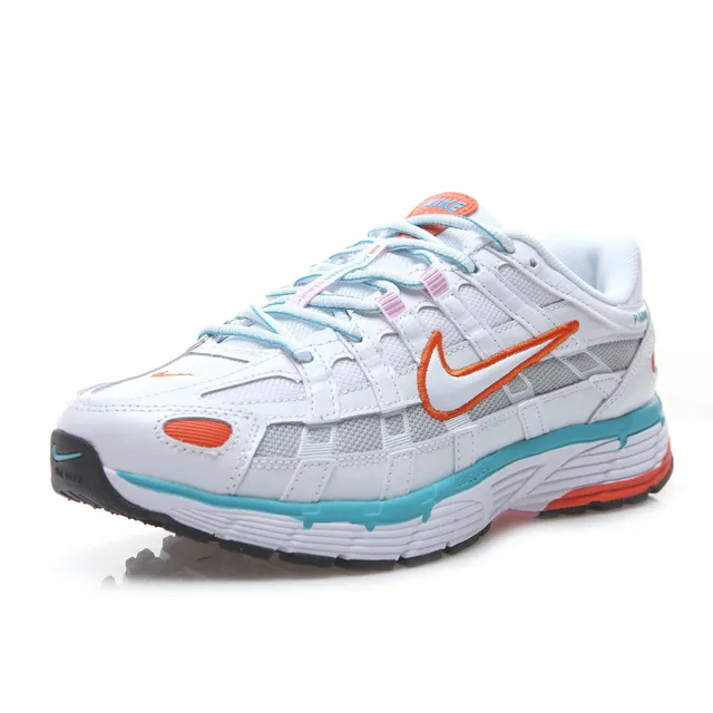 Nike P-6000 White/Orange/Turquoise