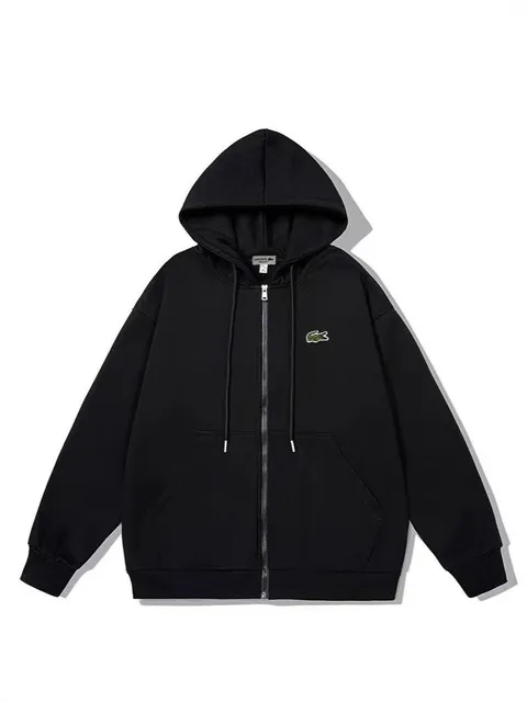 Lacoste Zip-Up Hoodie Classic Croc Logo