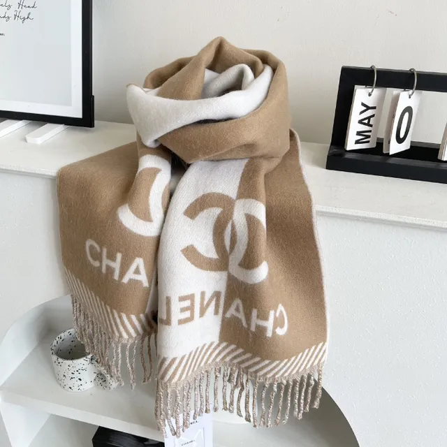 Chanel Logo Scarf