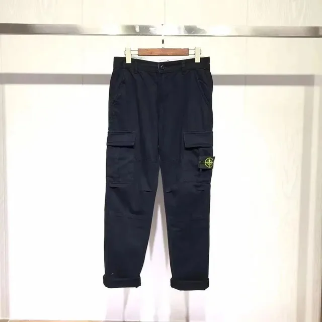 Stone Island Cargo Pants Black with Compass Patch
