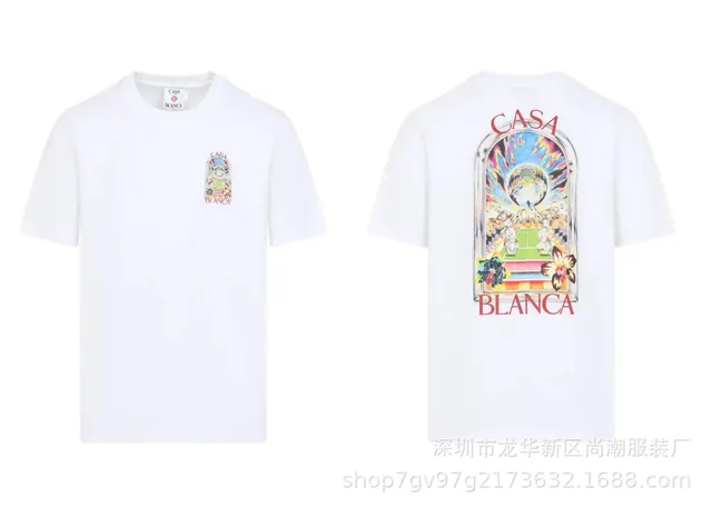 Casablanca Graphic T-Shirt Casa Blanca Arch Print