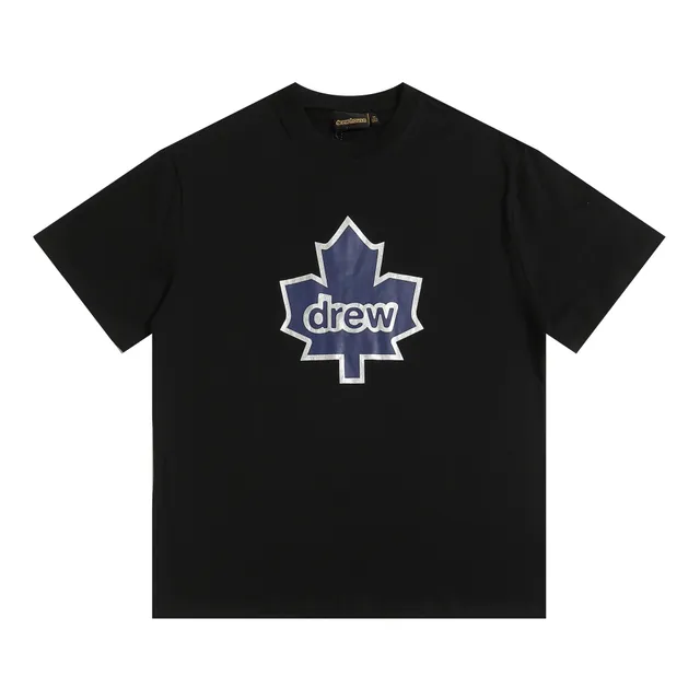 Drew House Maple Leaf Tee Navy Silver Logo