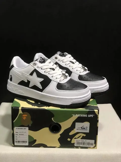 Bape Sta White/Black