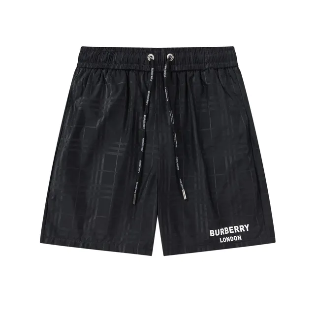 Burberry Check Print Shorts Monogram Logo