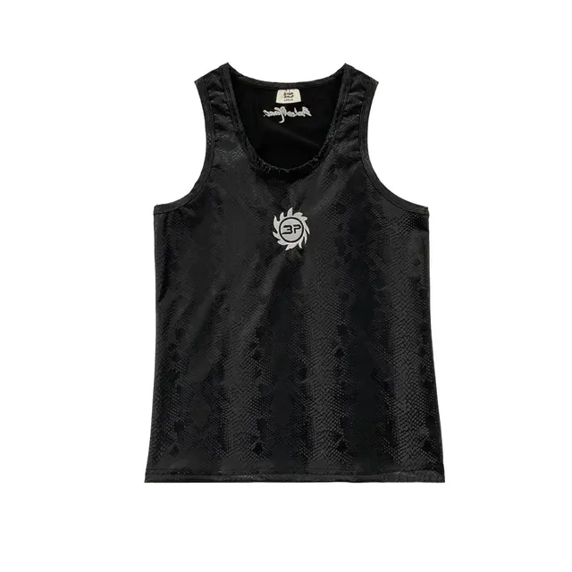 Broken Planet Tank Top Snake Print