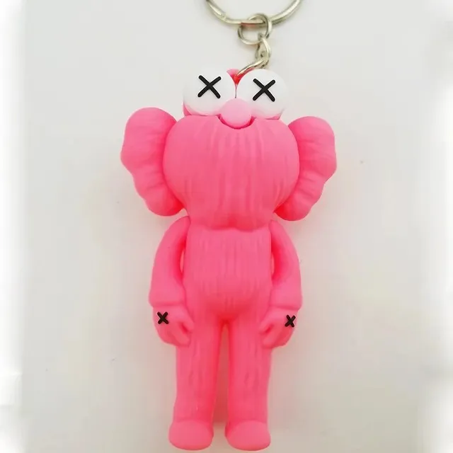 KAWS Companion Keychain Pink