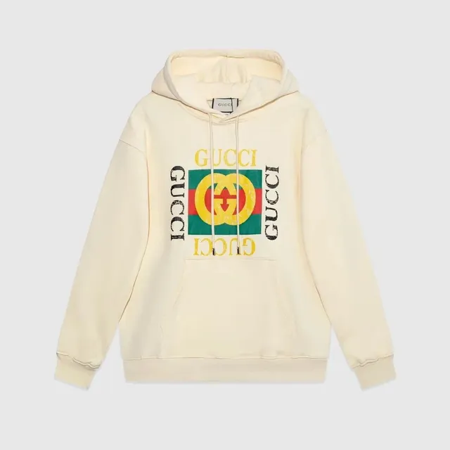 Gucci Hooded Sweatshirt GG Logo Print
