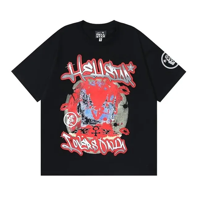 Hellstar Graphic Tee Hell Star Logo Print