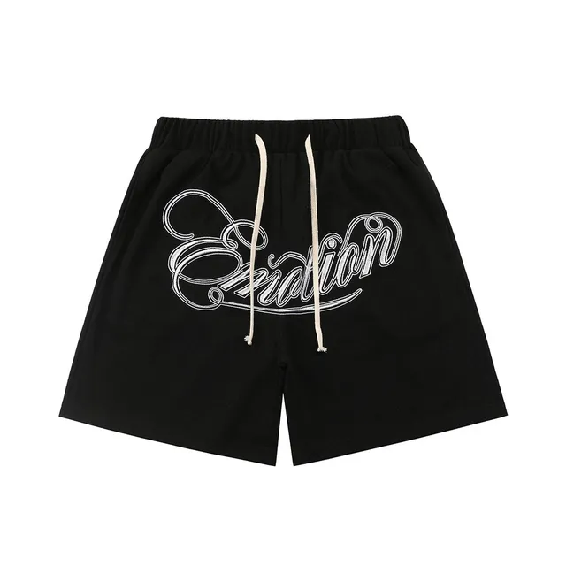 Emotion Embroidered Shorts