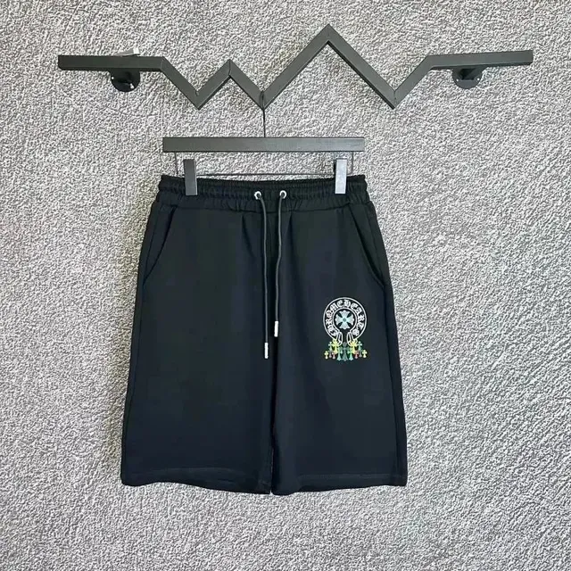 Logo-Embroidered Shorts Chrome Hearts Cross Logo