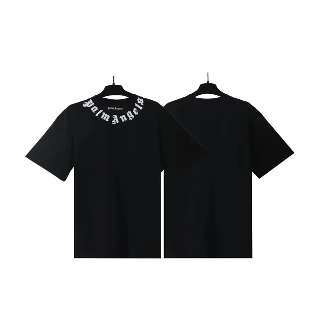 Palm Angels Logo T-Shirt Gothic Arch Print