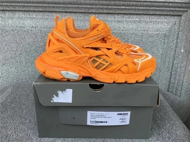 Balenciaga Track 2 Open Sneaker Orange