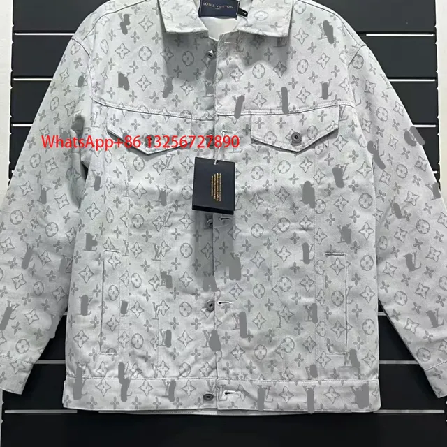 Louis Vuitton Denim Jacket Monogram Print