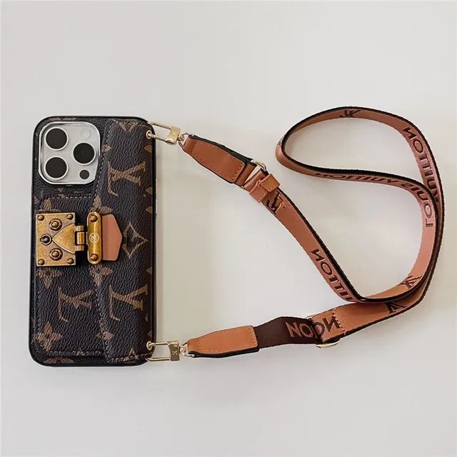 Louis Vuitton Phone Case with Strap Monogram Canvas