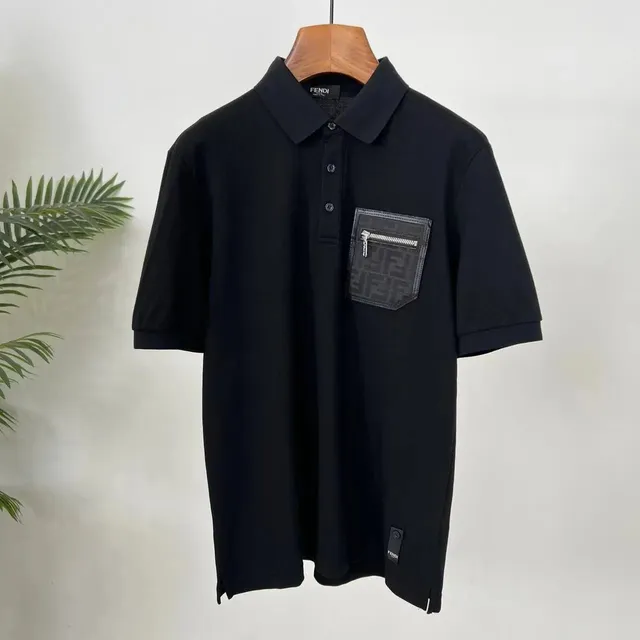Fendi Polo Shirt Zip Pocket