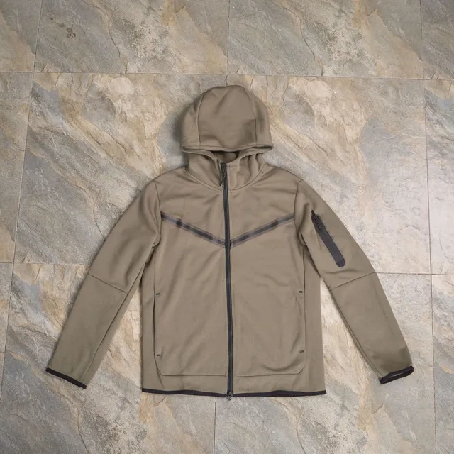 Nike Tech Fleece Hooded Jacket Olive