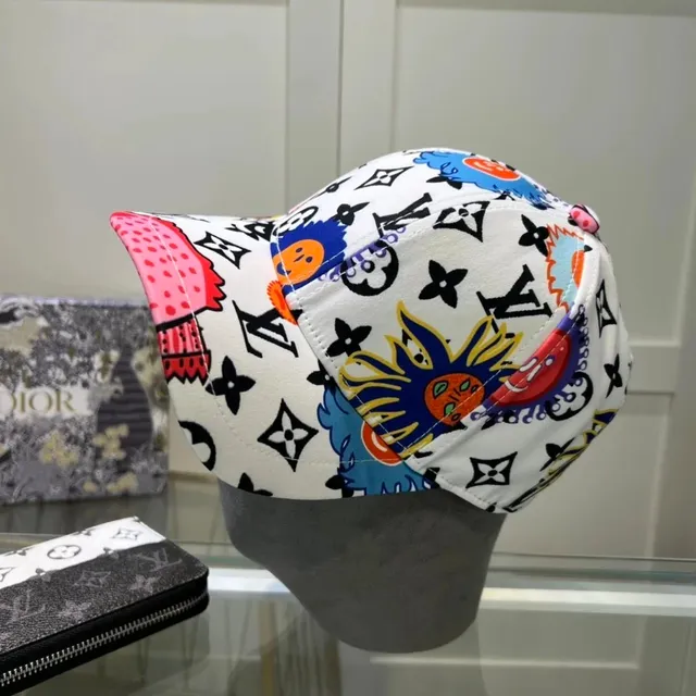 Louis Vuitton Baseball Cap Kaws Monogram Print