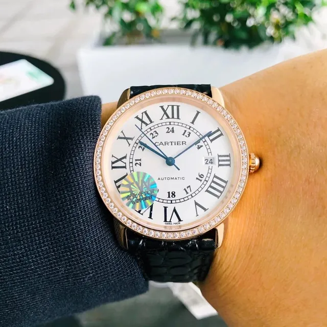 Cartier Tank Française Diamond Bezel