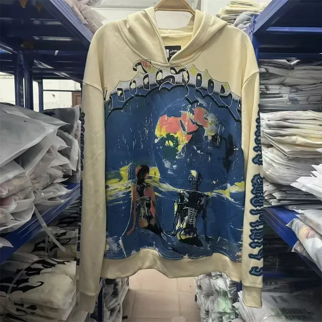 Gallery Dept. Hooded Sweatshirt Earth Print