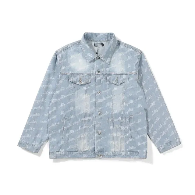 Off-White Denim Jacket Printed Logo