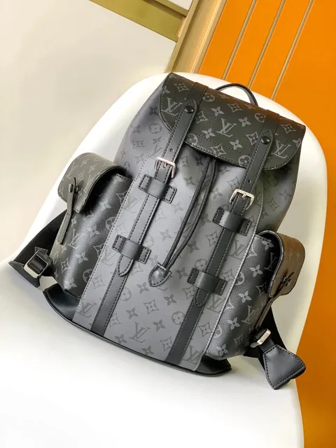 Louis Vuitton Monogram Eclipse Backpack Monogram Eclipse Grey