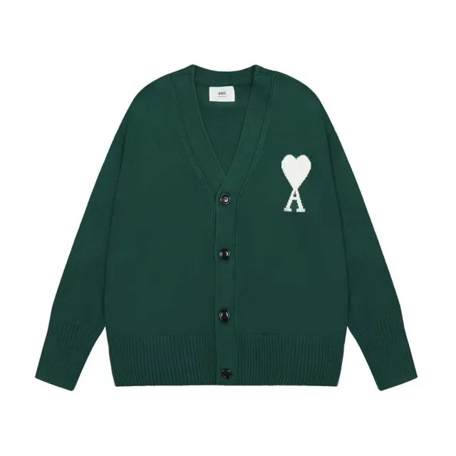 Amiri Cardigan Heart Logo