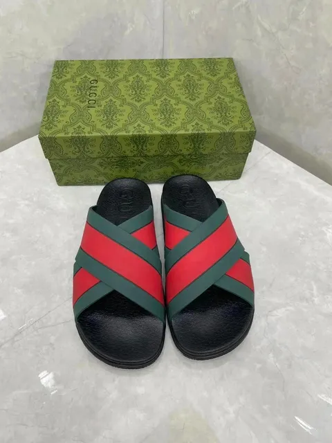 Gucci Web Stripe Slide