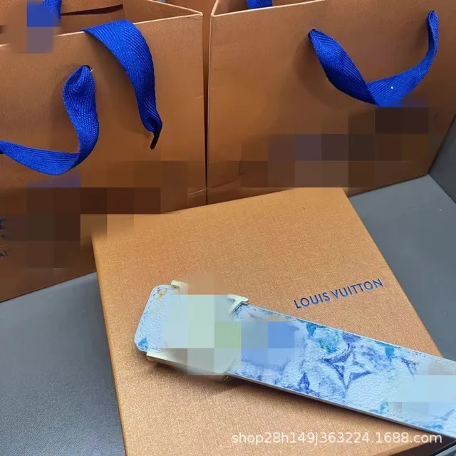 Louis Vuitton Belt Monogram Azure Print