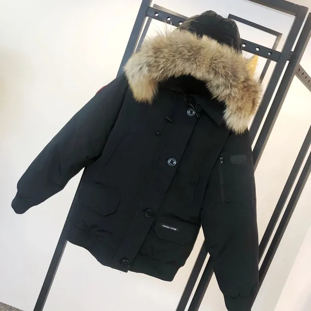 Canada Goose Expedition Parka Black with Fur Trim