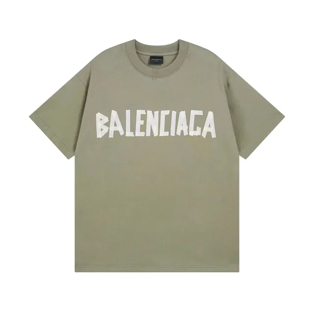 Balenciaga Logo T-Shirt Taped Logo