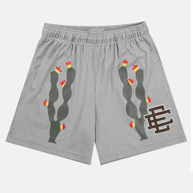 Eric Emanuel Mesh Shorts Cactus Print