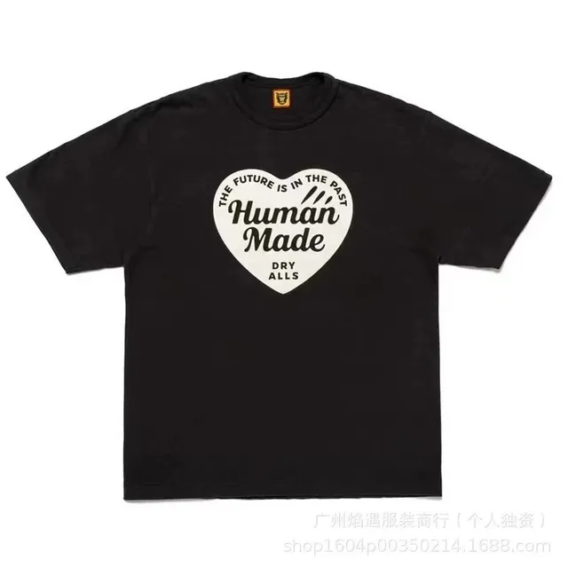 Human Made Heart Logo Tee The Future Is In The Past