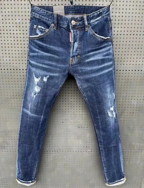 Dsquared2 Distressed Slim Jeans Worn Effect