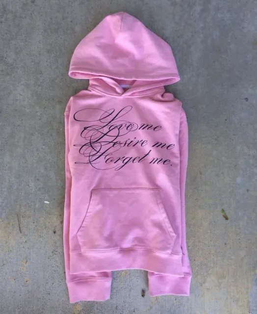 Fear of God Hooded Sweatshirt Love Me Desire Me Forget Me