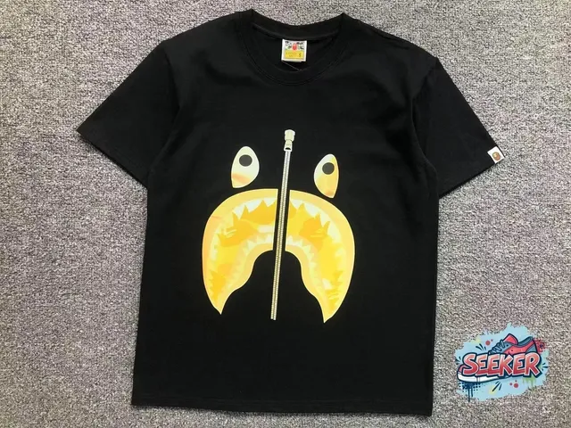 BAPE Shark Tee Zipper Shark