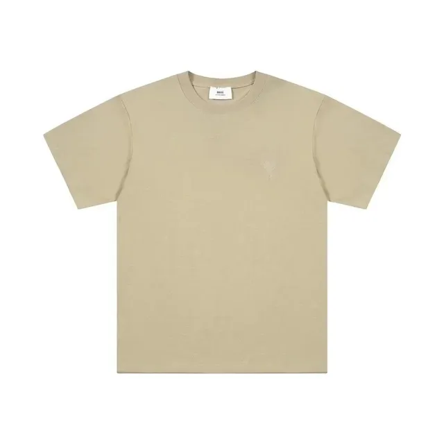 AMI Paris Classic T-Shirt Heart Embroidery