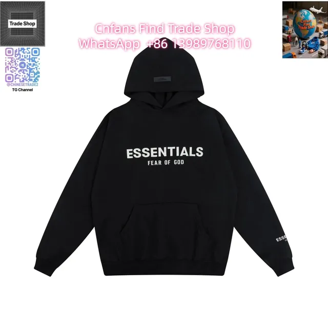 Fear of God Essentials Hoodie Essentials Logo