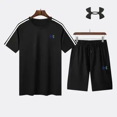 Under Armour Sportswear Set Black with White Stripes