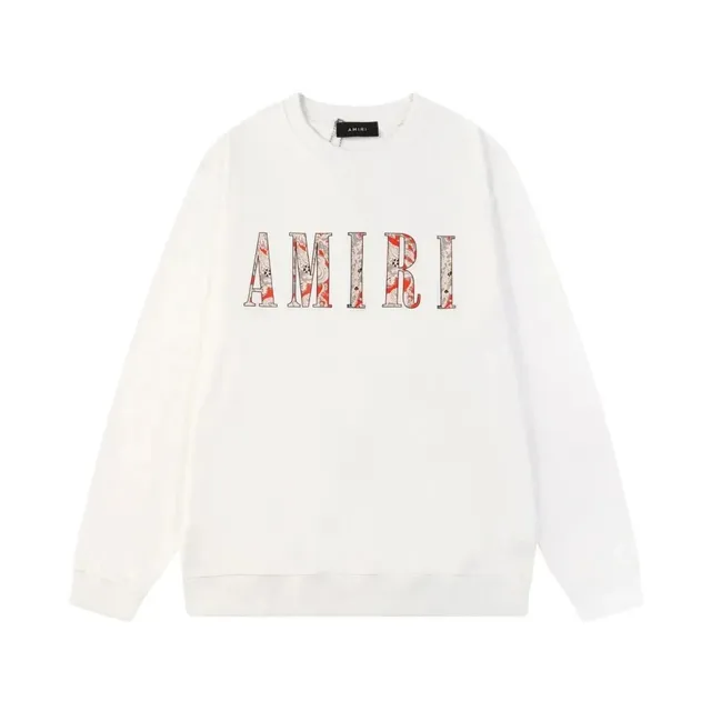 Amiri Crewneck Sweatshirt Paisley Logo
