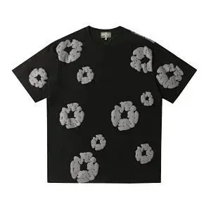 Balenciaga Printed T-Shirt Floral Logo Print
