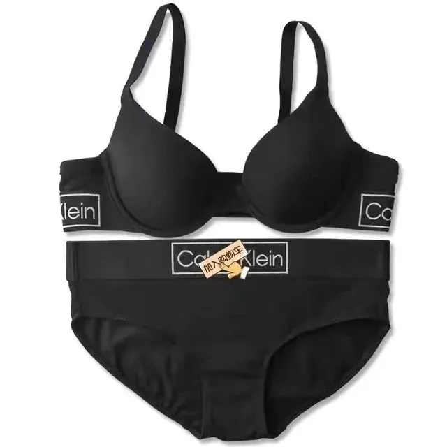 Calvin Klein Classic Logo Bra and Brief Set