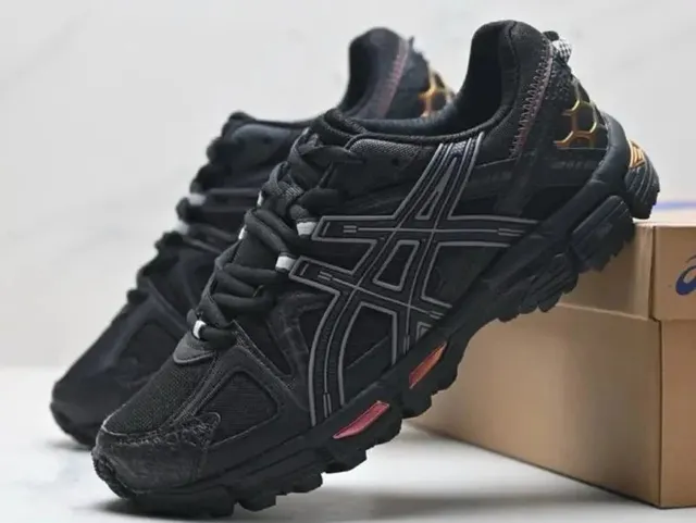 Asics Gel-Kayano 14 Black Grey Orange