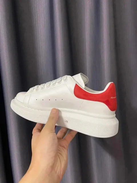 Alexander McQueen Oversized Sneaker White Red