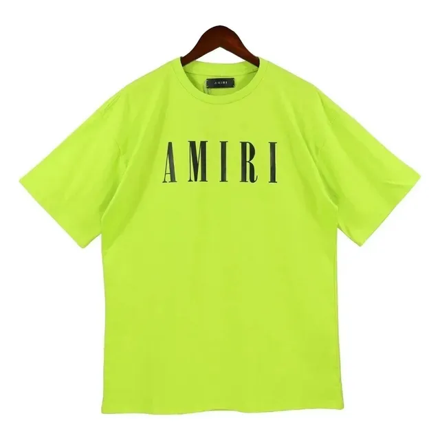 Amiri Logo T-Shirt Neon Green