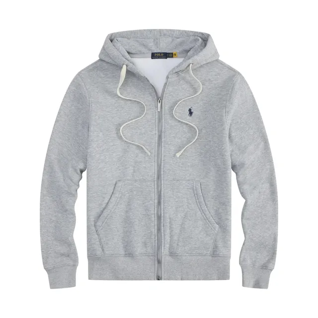 Polo Ralph Lauren Zip-Up Hoodie Heather Grey
