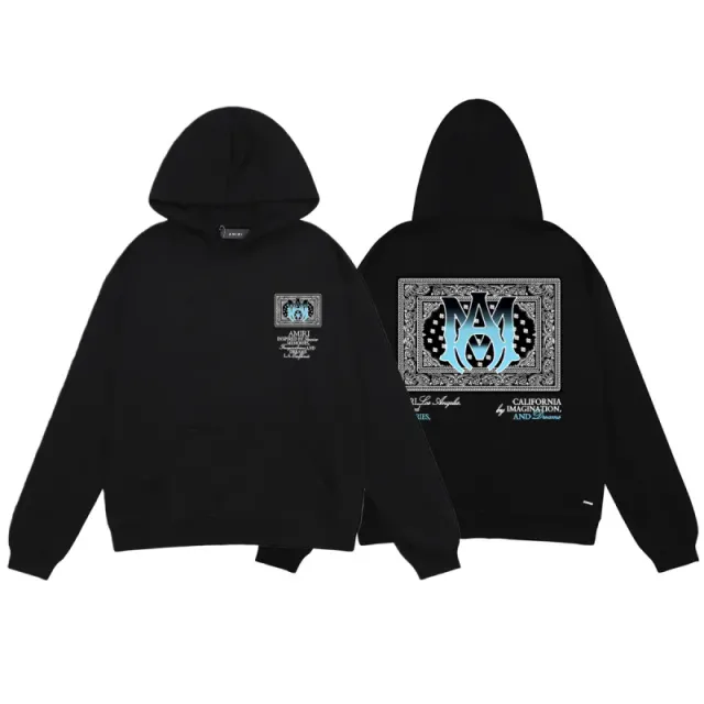 Amiri Hooded Sweatshirt California Bandana Print