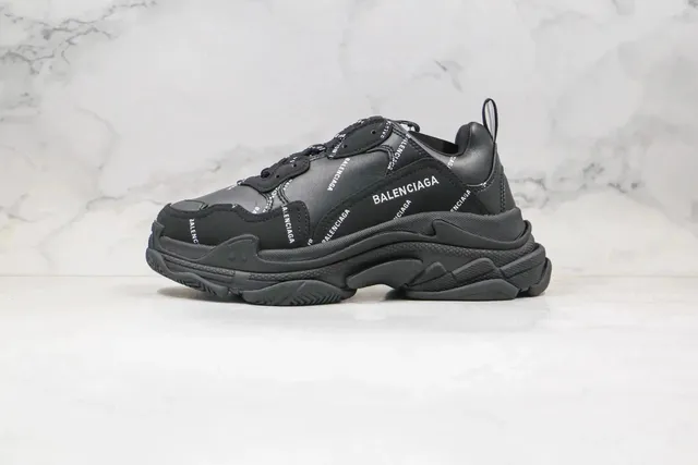 Balenciaga Triple S Logo Print